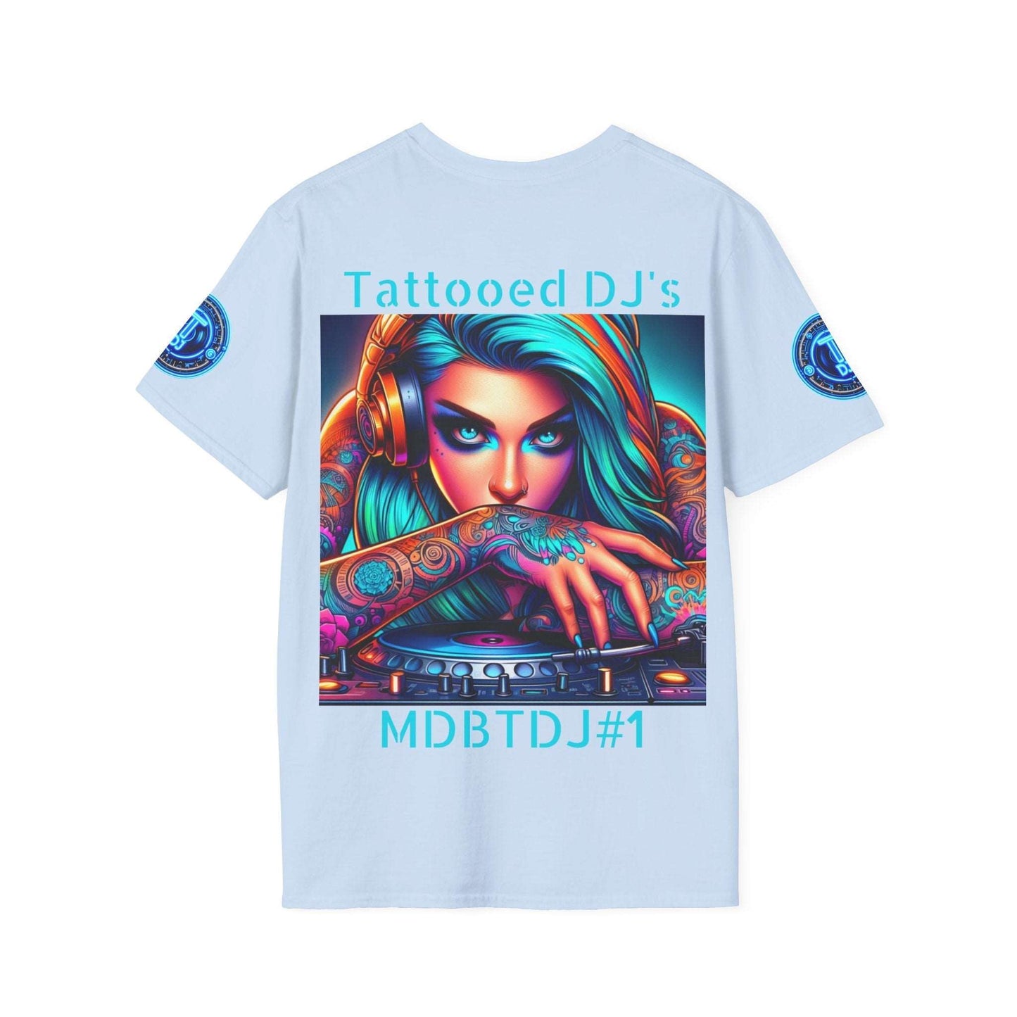 MDBTDJ#1 Unisex Softstyle T-Shirt Tattooed Dj's Limited Edition