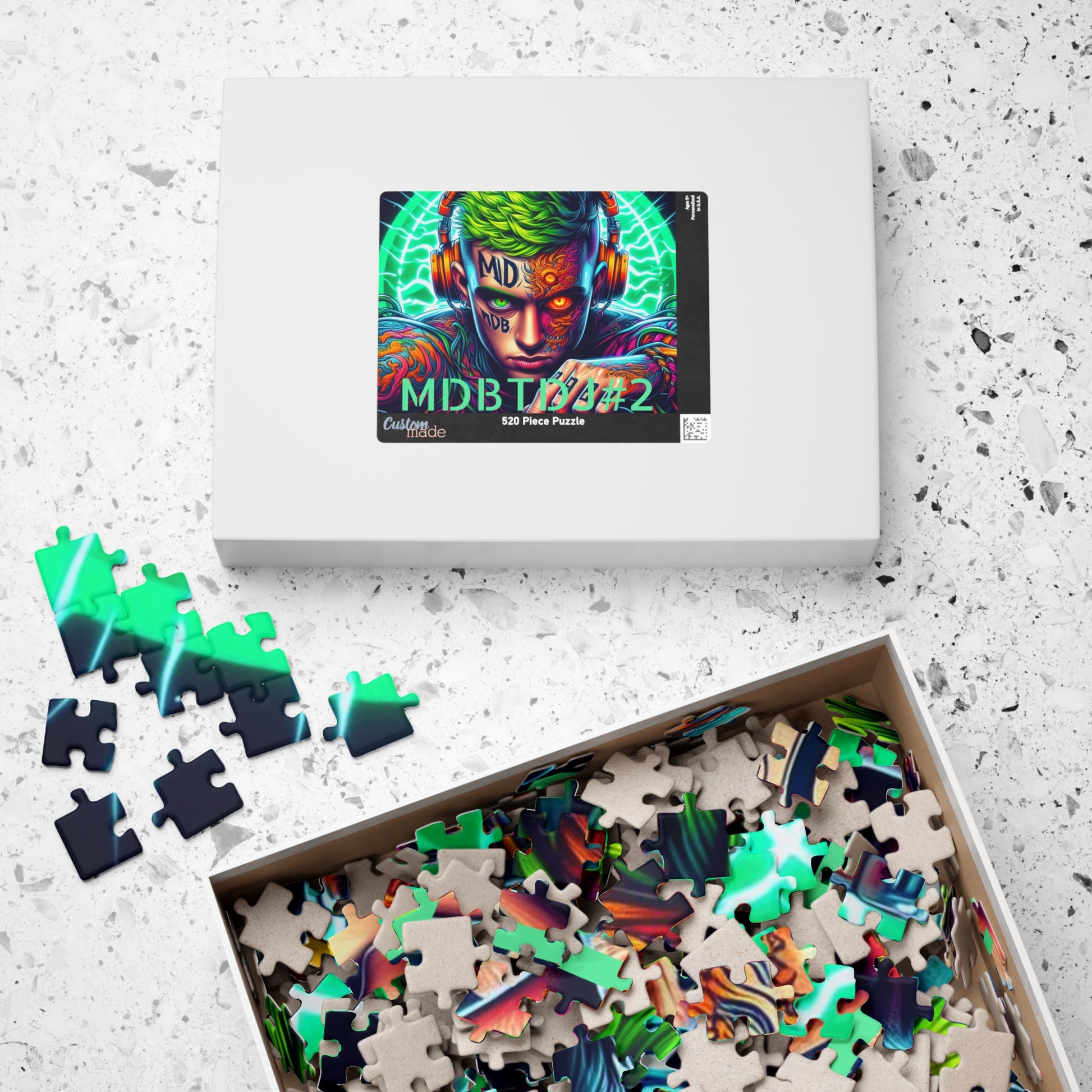 MDBTDJ#2 Puzzle (110, 252, 520, 1014-piece) Tattooed Dj's Limited Edition, Puzzle, Apparel & Accessories, Tattooed Djs Shop