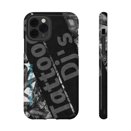 MDB-TDJ#ICNLGBW Impact-Resistant Phone Case Tattooed DJ's Limited Edition Fits Most