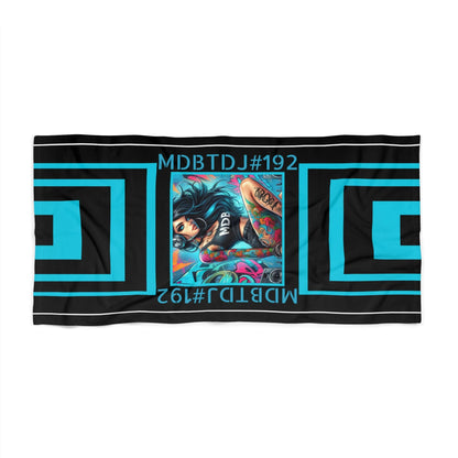 MDBTDJ#192T2DJ Beach Towel, Beach Towel, Uncategorized, Tattooed Djs Shop