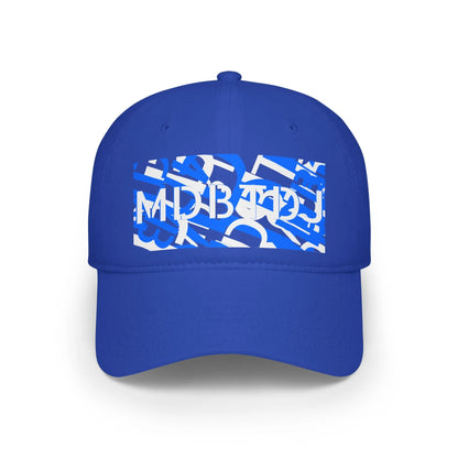 MDBTDJ#WBLUWRDC Blue - Low Profile Baseball Cap, Hats, Hats, Tattooed Djs Shop