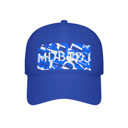 MDBTDJ#WBLUWRDC Blue - Low Profile Baseball Cap, Hats, Hats, Tattooed Djs Shop