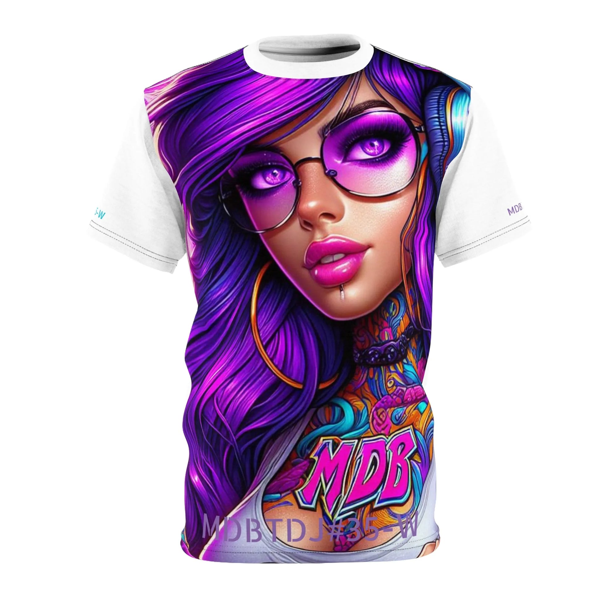 MDBTDJ#35-W Premium Art Tee Shirt - Tattooed Dj's Limited Edition - Unisex, T-Shirt, T-Shirts, Tattooed Djs Shop