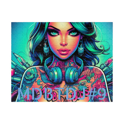 MDBTDJ#9 Puzzle (110, 252, 520, 1014-piece) Tattooed Dj's Limited Edition, Puzzle, Puzzles, Tattooed Djs Shop