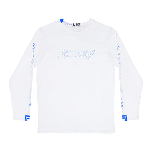MDBTDJ#LSS-PSWBLUP Men's Premium Long Sleeve Shirt, All Over Prints, Tattooed Djs Shop