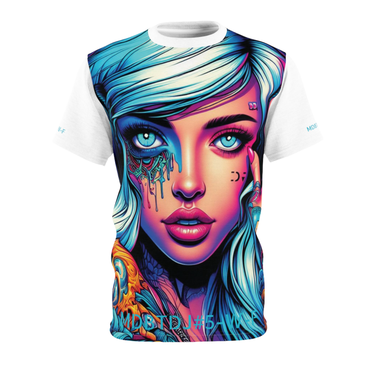 MDBTDJ#5-W-F Premium Tee Shirt - Tattooed Dj's Limited Edition - Unisex, T-Shirt, Clothing Tops, Tattooed Djs Shop