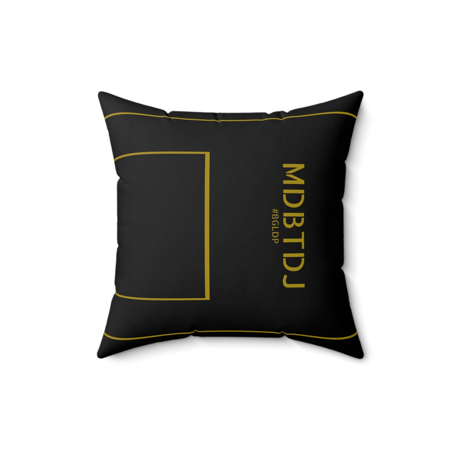 MDBTDJ#BGLDP Spun Polyester Square Pillow