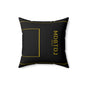 MDBTDJ#BGLDP Spun Polyester Square Pillow