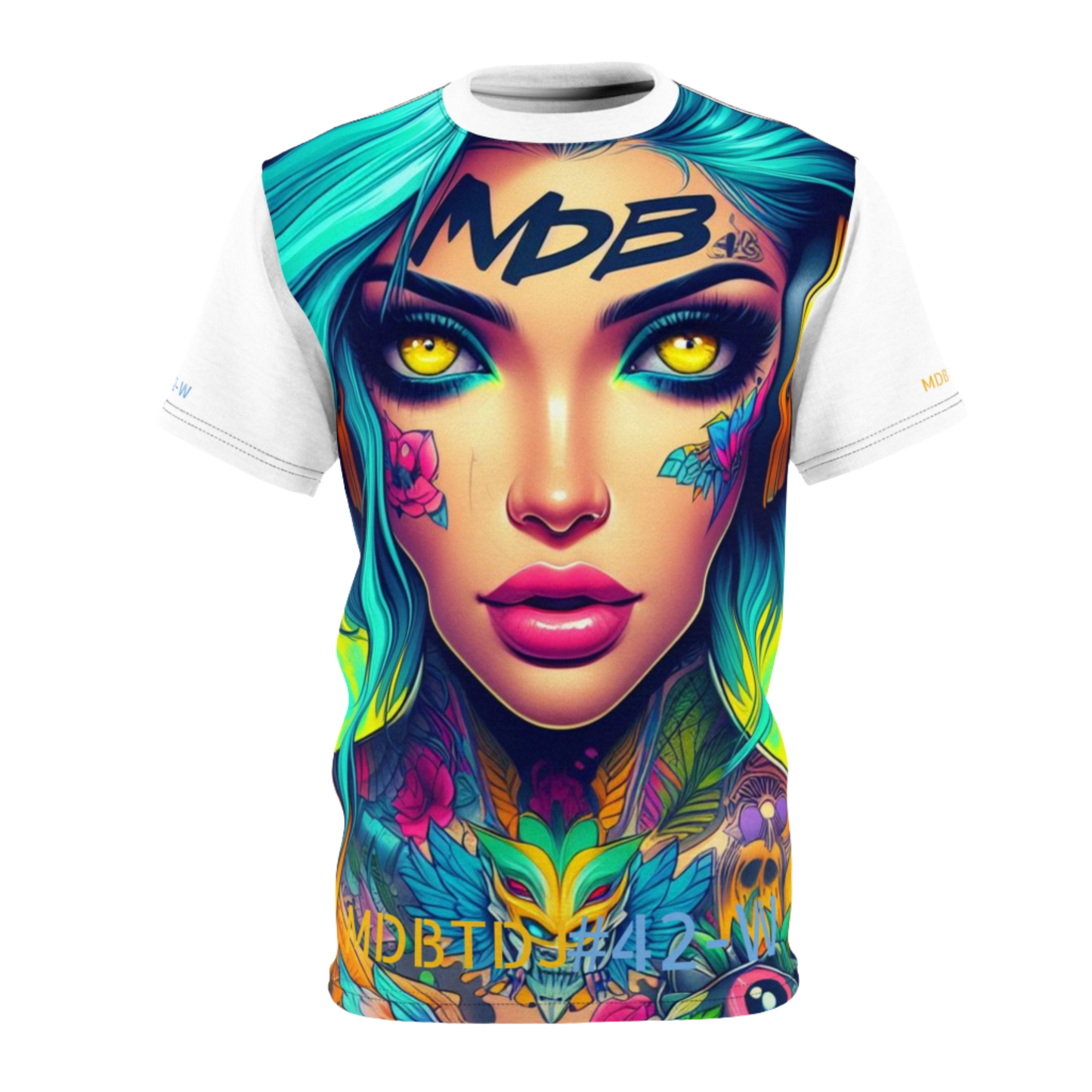 MDBTDJ#42-W Premium Tee Shirt - Unisex Tattooed Dj's Limited Edition