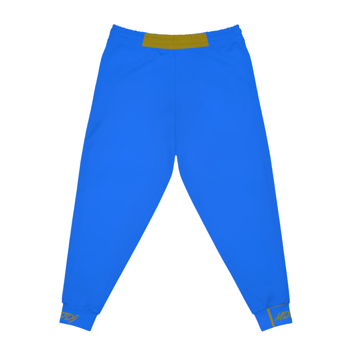 MDBTDJ#OG1BLUGLD Athletic Joggers Activewear Sweat Pants