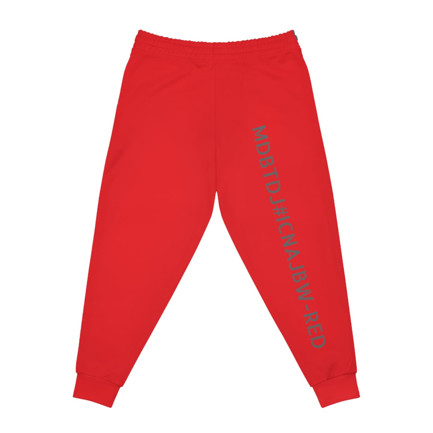 MDBTDJ#ICNAJBW-RED Athletic Joggers