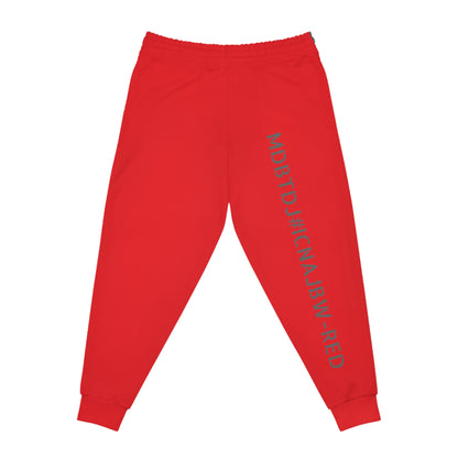 MDBTDJ#ICNAJBW-RED Athletic Joggers