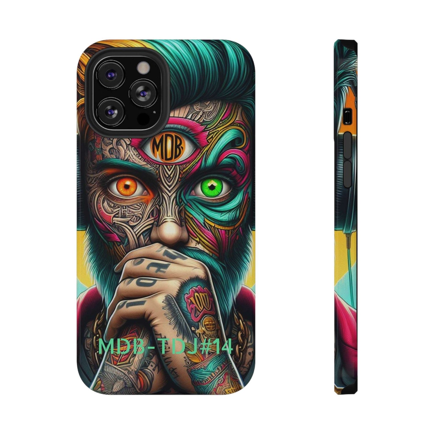 MDBTDJ#14 Impact-Resistant Phone Cases Fits most Tattooed DJ's Limited Edition