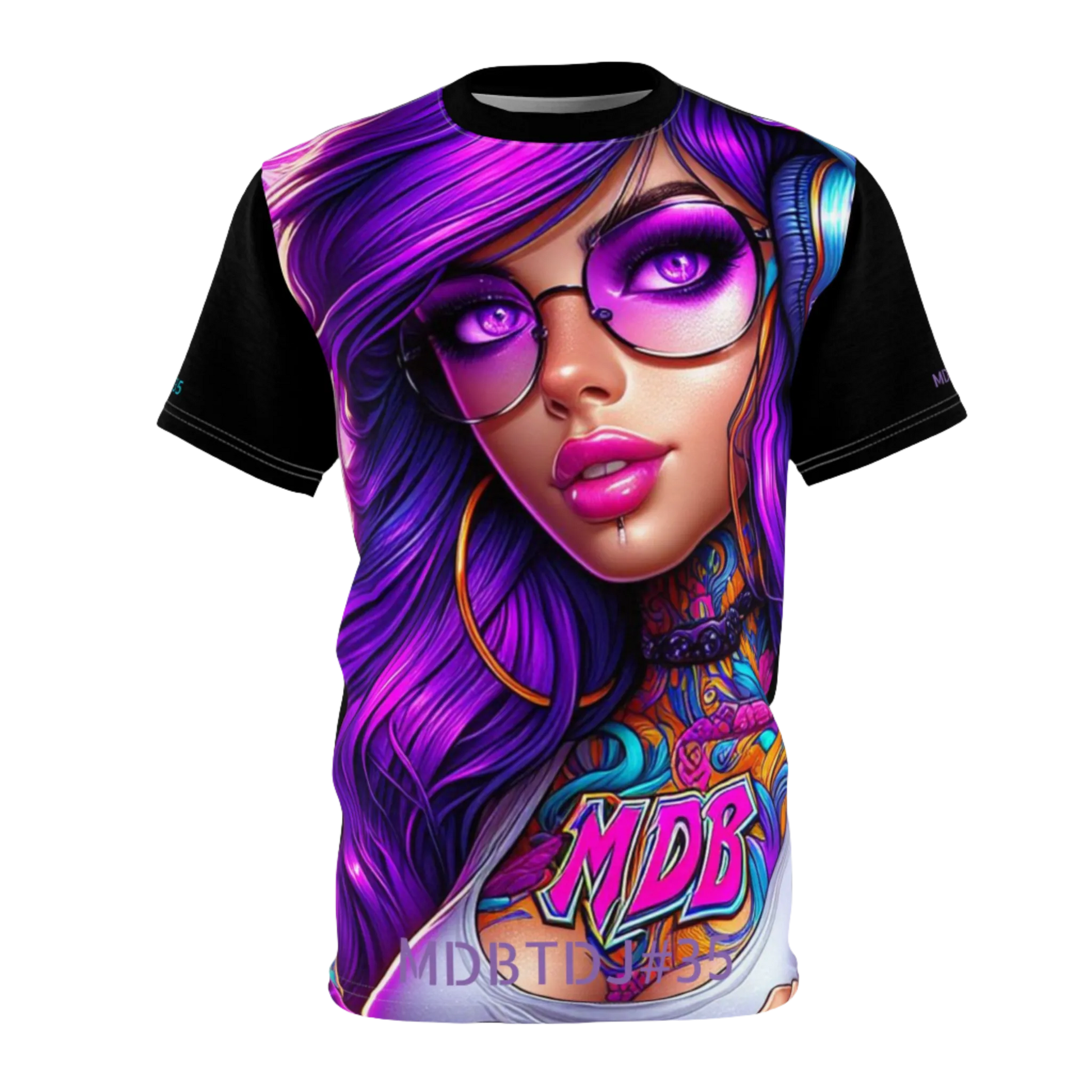MDBTDJ#35 Premium Art Tee Shirt - Tattooed Dj's Limited Edition - Unisex, T-Shirt, T-Shirts, Tattooed Djs Shop