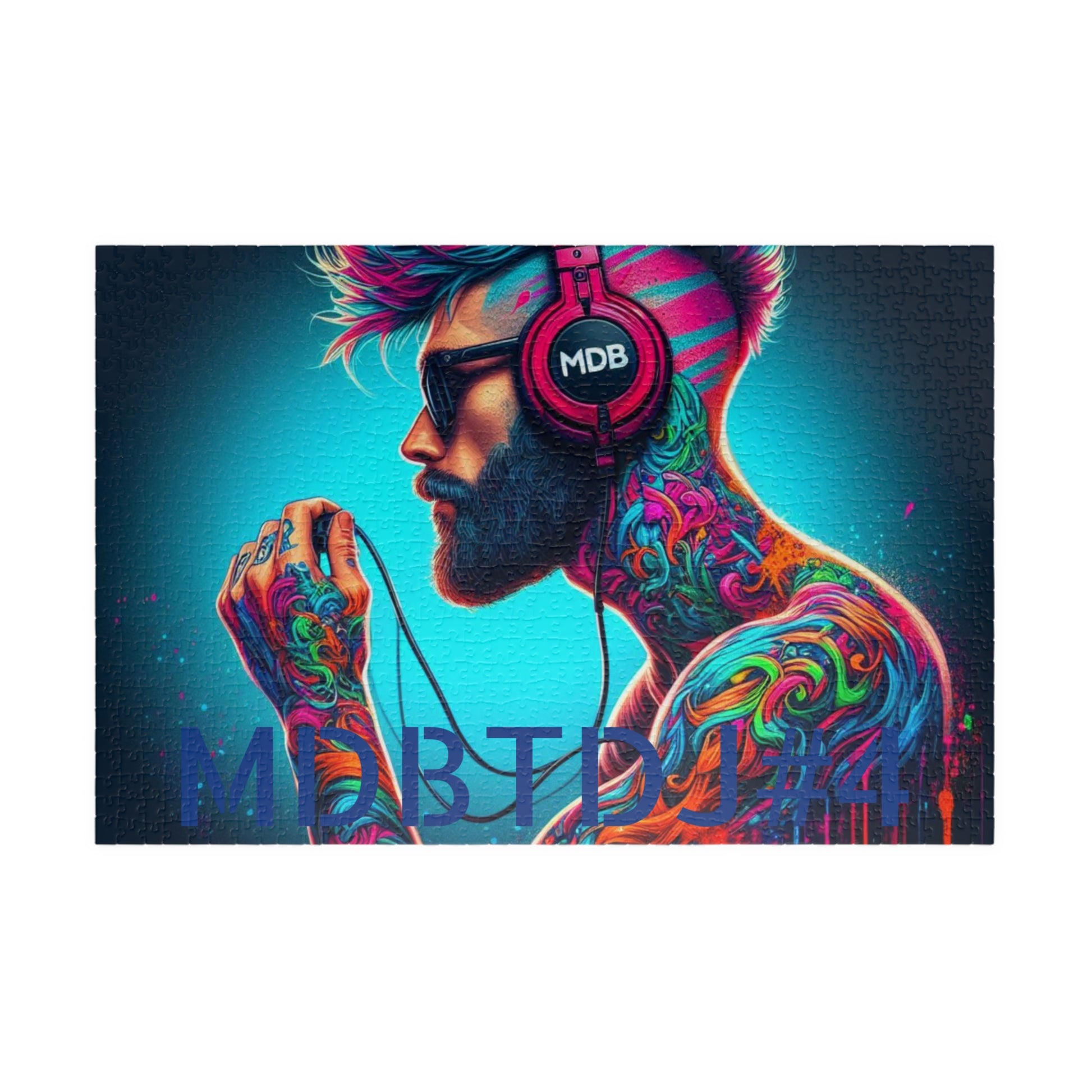 MDBTDJ#4 Puzzle (110, 252, 520, 1014-piece) Tattooed Dj's Limited Edition, Puzzle, Apparel & Accessories, Tattooed Djs Shop