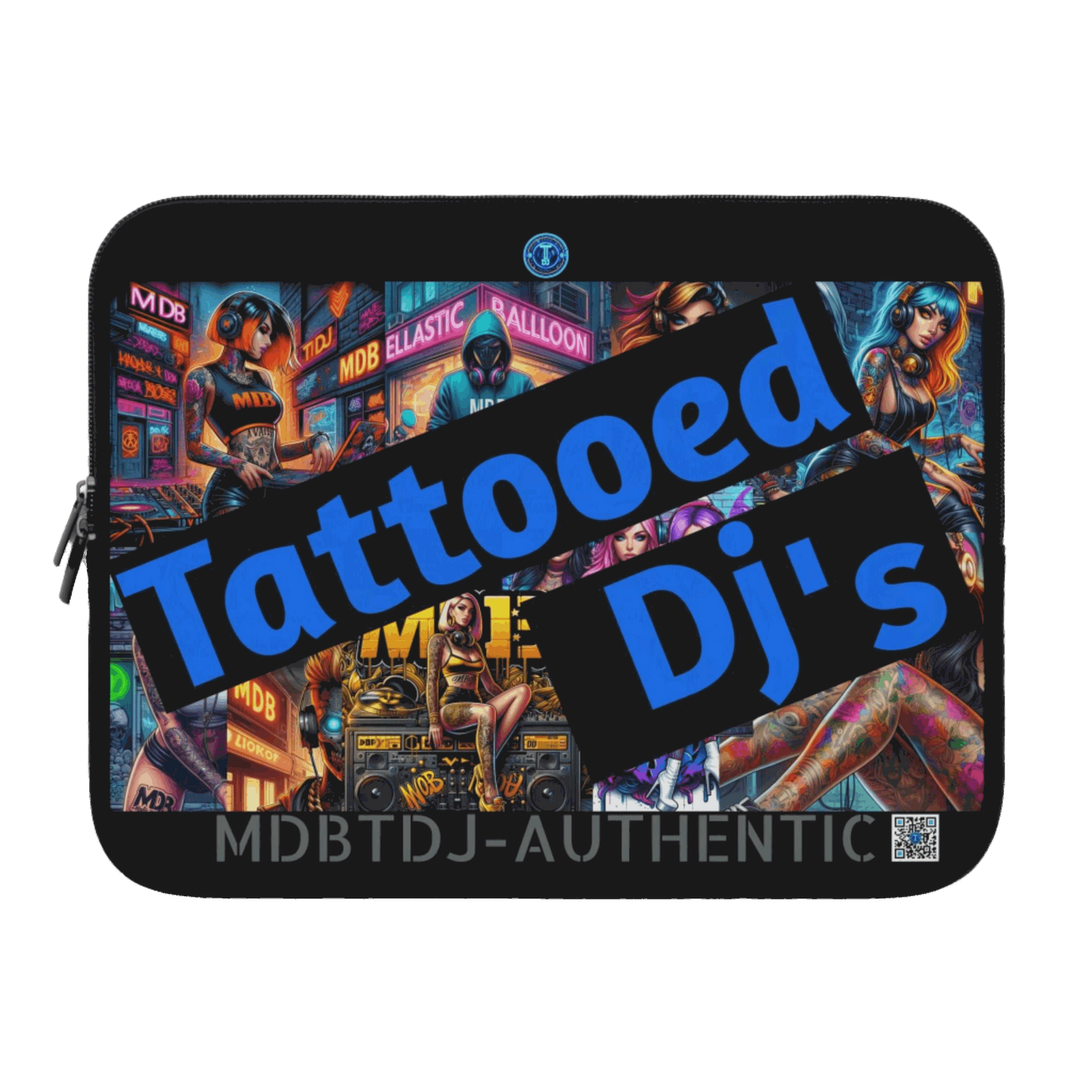 MDBTDJ Tattooed Dj's Limited Edition Laptop / Tablet Bag for 7 to 17 inch