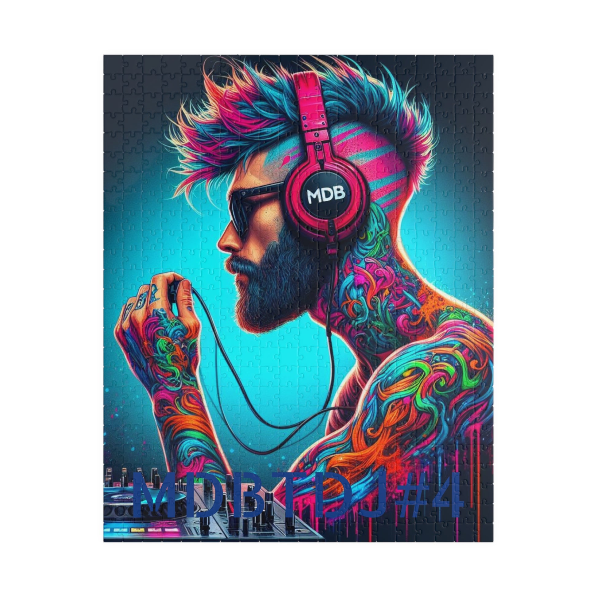 MDBTDJ#4 Puzzle (110, 252, 520, 1014-piece) Tattooed Dj's Limited Edition, Puzzle, Apparel & Accessories, Tattooed Djs Shop