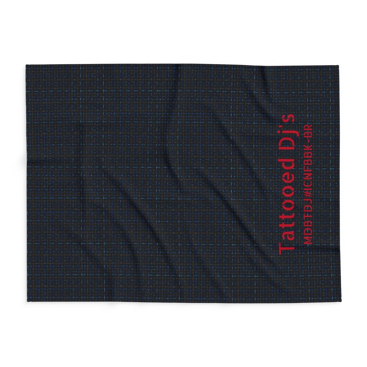MDBTDJ#ICNFBBK-BR Fleece Blanket Tattooed Dj's Limited Edition, Home Decor, Tattooed Djs Shop