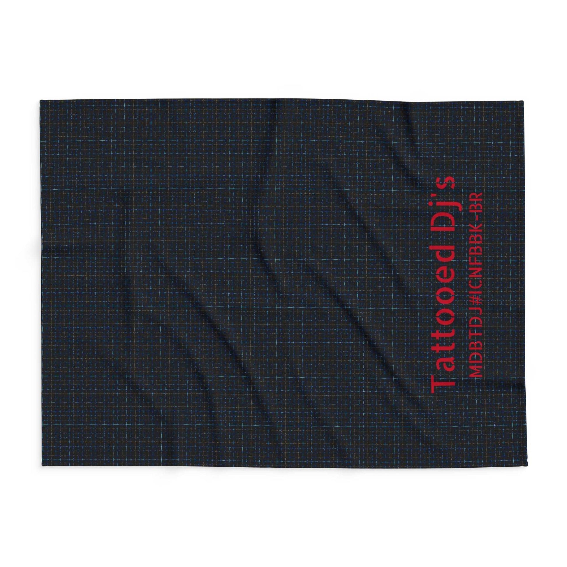 MDBTDJ#ICNFBBK-BR Fleece Blanket Tattooed Dj's Limited Edition, Home Decor, Tattooed Djs Shop