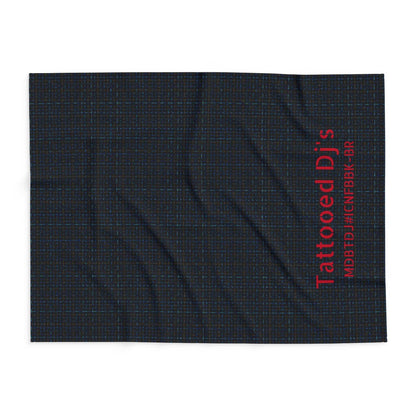 MDBTDJ#ICNFBBK-BR Fleece Blanket Tattooed Dj's Limited Edition, Home Decor, Tattooed Djs Shop