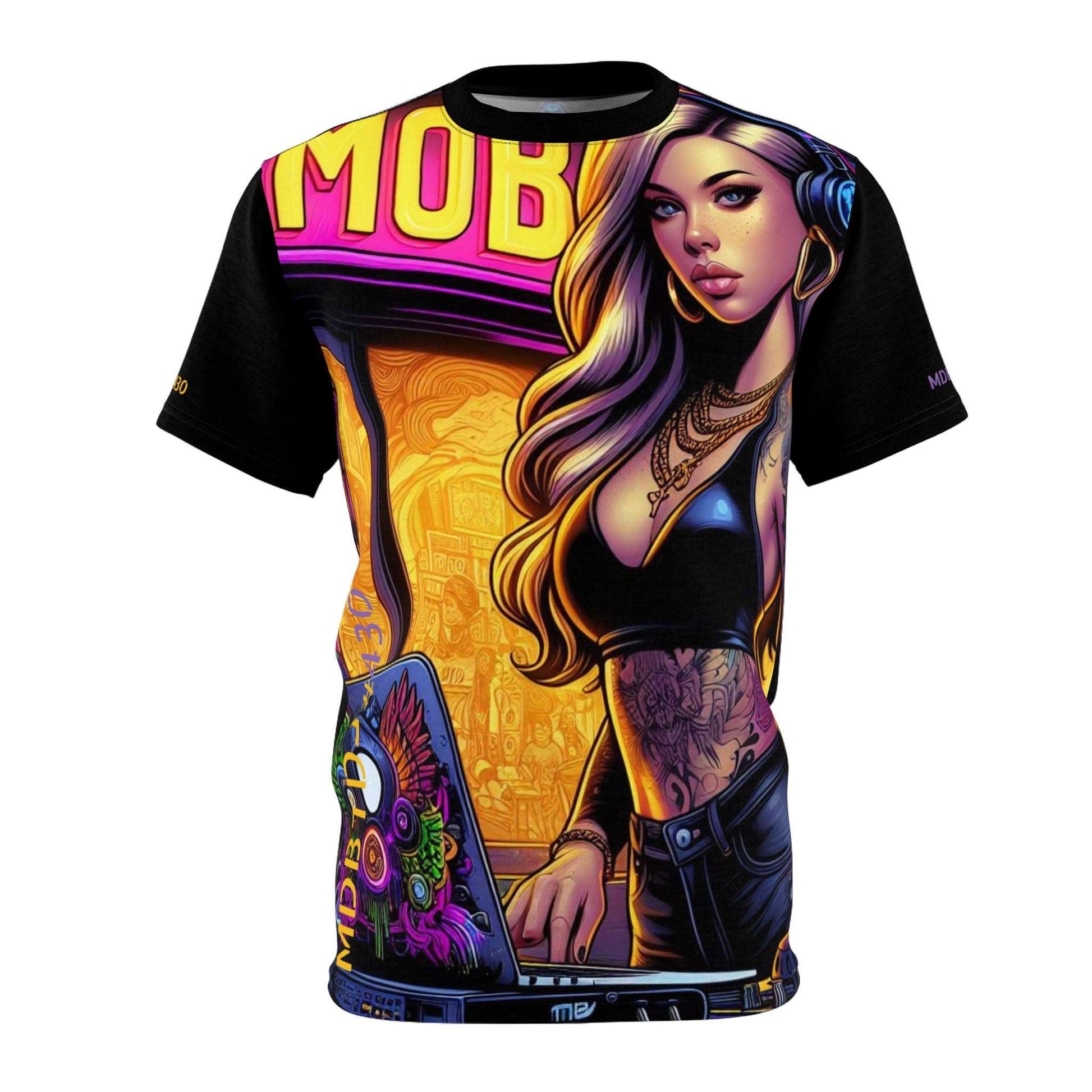 MDBTDJ#430 Unisex Cut & Sew Tee Tattooed Dj's Limited Edition, All Over Prints, Tattooed Djs Shop