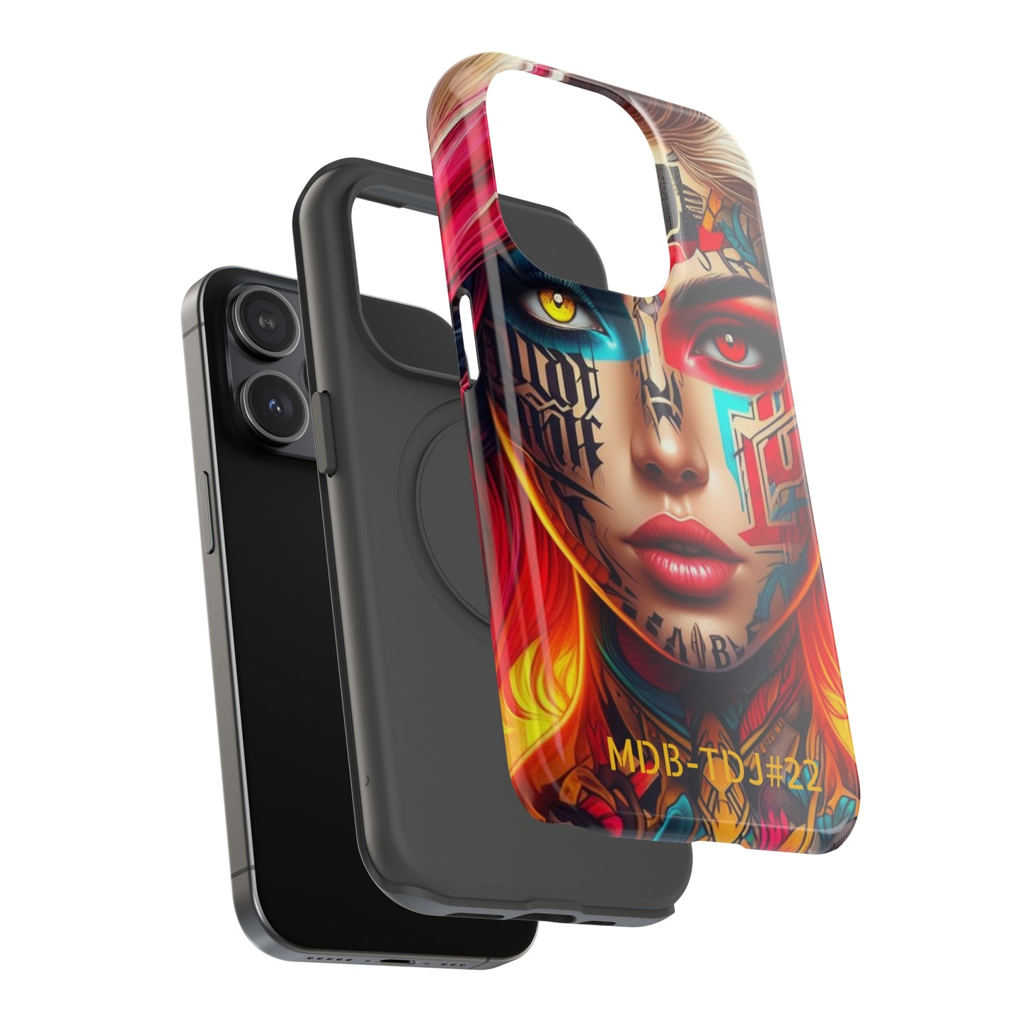 MDBTDJ#22 Impact-Resistant Phone Cases Fits most Tattooed DJ's Limited Edition, Phone Case, Tattooed Djs Shop