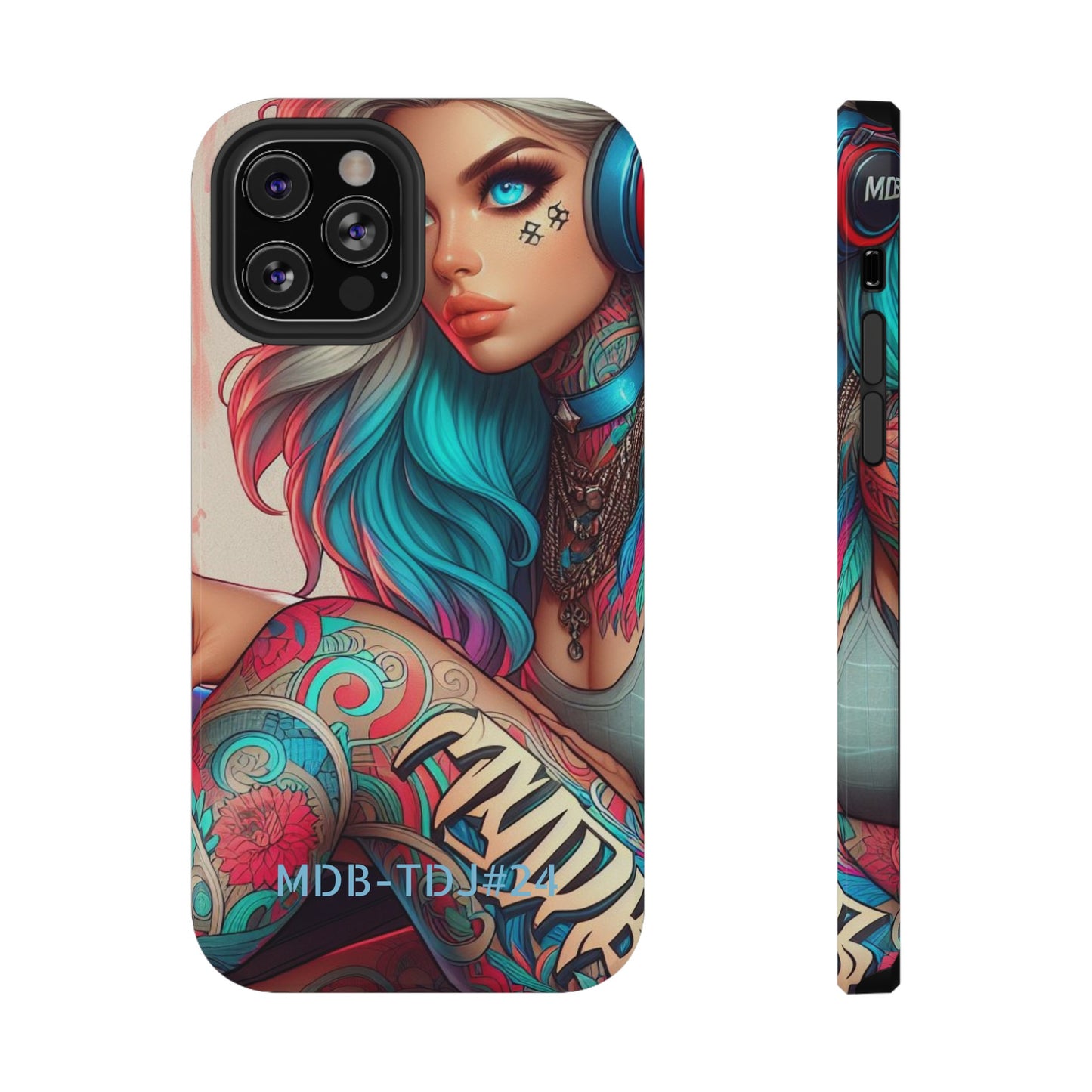 MDBTDJ#24 Impact-Resistant Phone Cases Fits most Tattooed DJ's Limited Edition, Phone Case, Tattooed Djs Shop