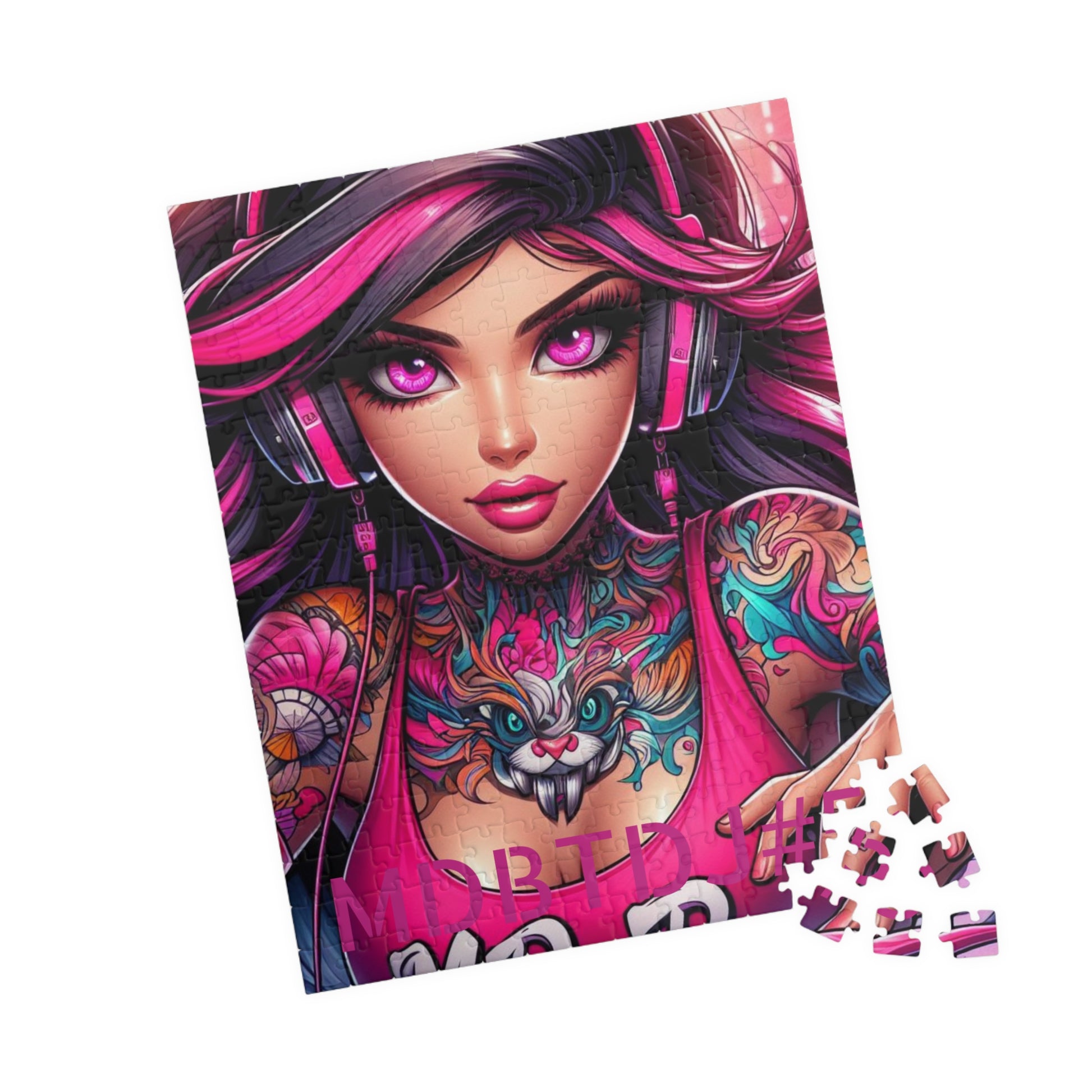 MDBTDJ#6 Puzzle (110, 252, 520, 1014-piece) Tattooed Dj's Limited Edition, Puzzle, Puzzles, Tattooed Djs Shop