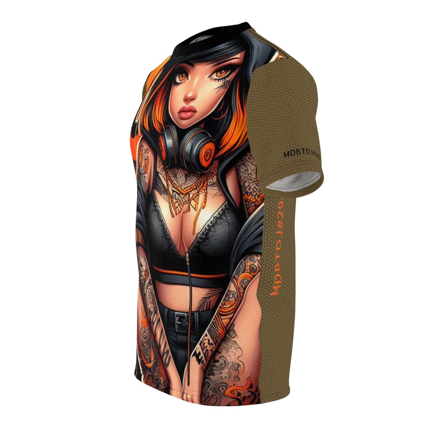 MDBTDJ#290 Unisex Cut & Sew Tee Tattooed Dj's Limited Edition, All Over Prints, Uncategorized, Tattooed Djs Shop