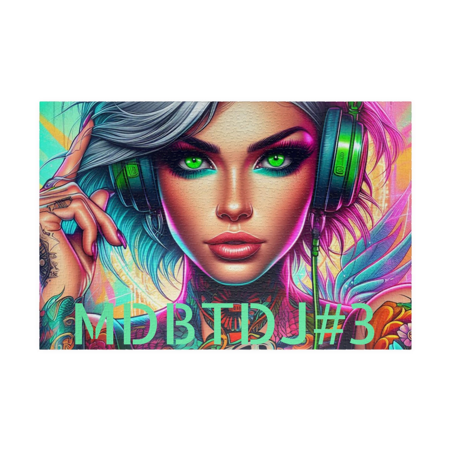 MDBTDJ#3 Puzzle (110, 252, 520, 1014-piece) Tattooed Dj's Limited Edition, Puzzle, Apparel & Accessories, Tattooed Djs Shop