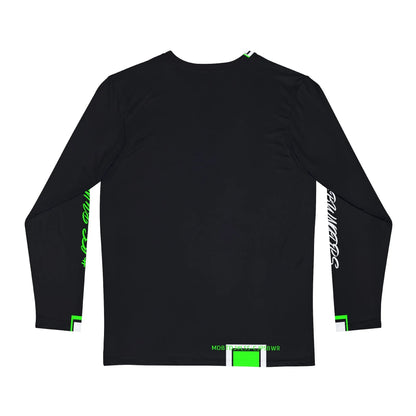 MDBTDJ#LSS-BWNGDPS Men's Long Sleeve Shirt, Long Sleeve Shirt, Activewear Tops, Tattooed Djs Shop