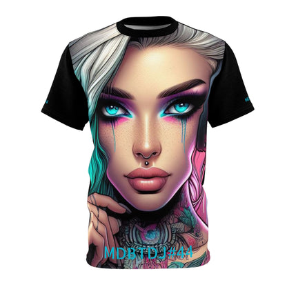 MDBTDJ#44 Premium Art Tee Shirt - Tattooed Dj's Limited Edition - Unisex, All Over Prints, Tattooed Djs Shop