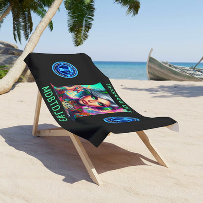 MDBTDJ#3 Beach Towel Tattooed Dj's Limited Edition, Home Decor, Apparel & Accessories, Tattooed Djs Shop