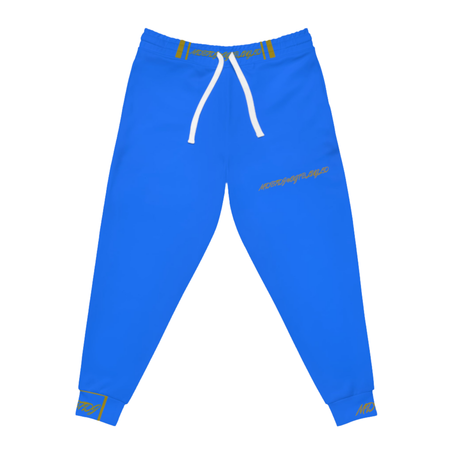 MDBTDJ#OG1BLUGLD Athletic Joggers Activewear Sweat Pants