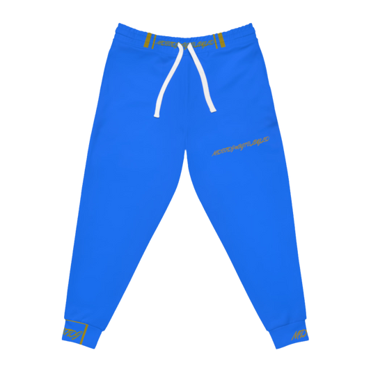 MDBTDJ#OG1BLUGLD Athletic Joggers Activewear Sweat Pants