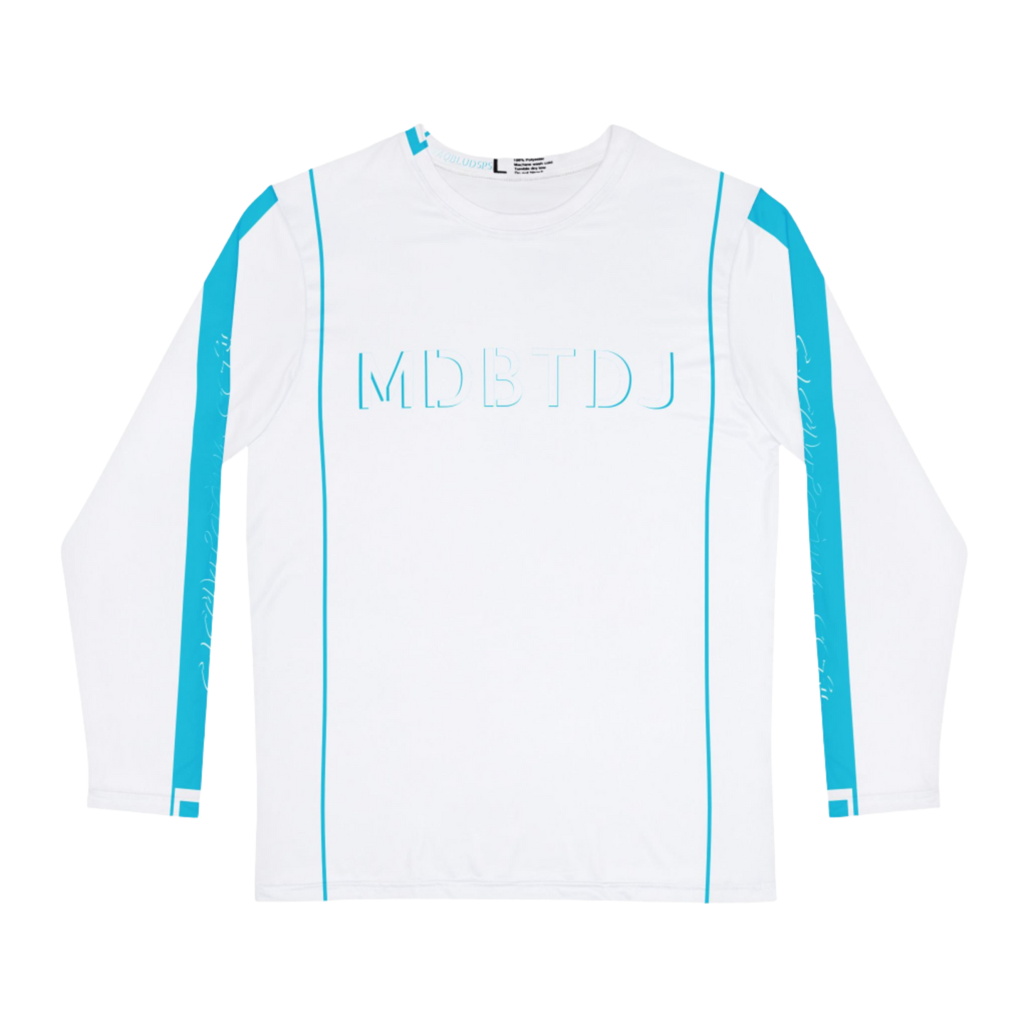 MDBTDJ#LSS-WAQBLUDSPS Premium Men's Long Sleeve Shirt, Long Sleeve Shirt, Clothing Tops, Tattooed Djs Shop