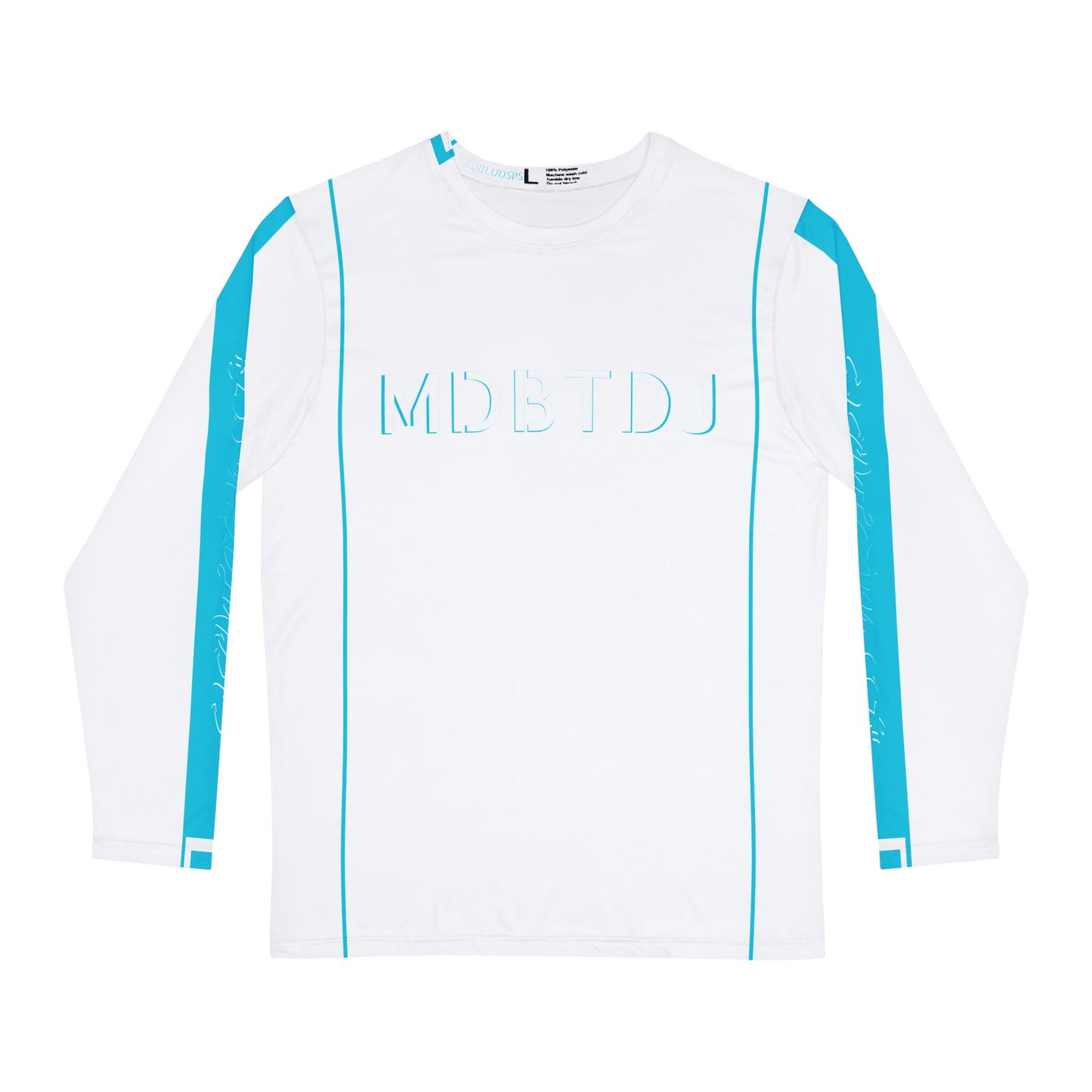 MDBTDJ#LSS-WAQBLUDSPS Premium Men's Long Sleeve Shirt, All Over Prints, Tattooed Djs Shop