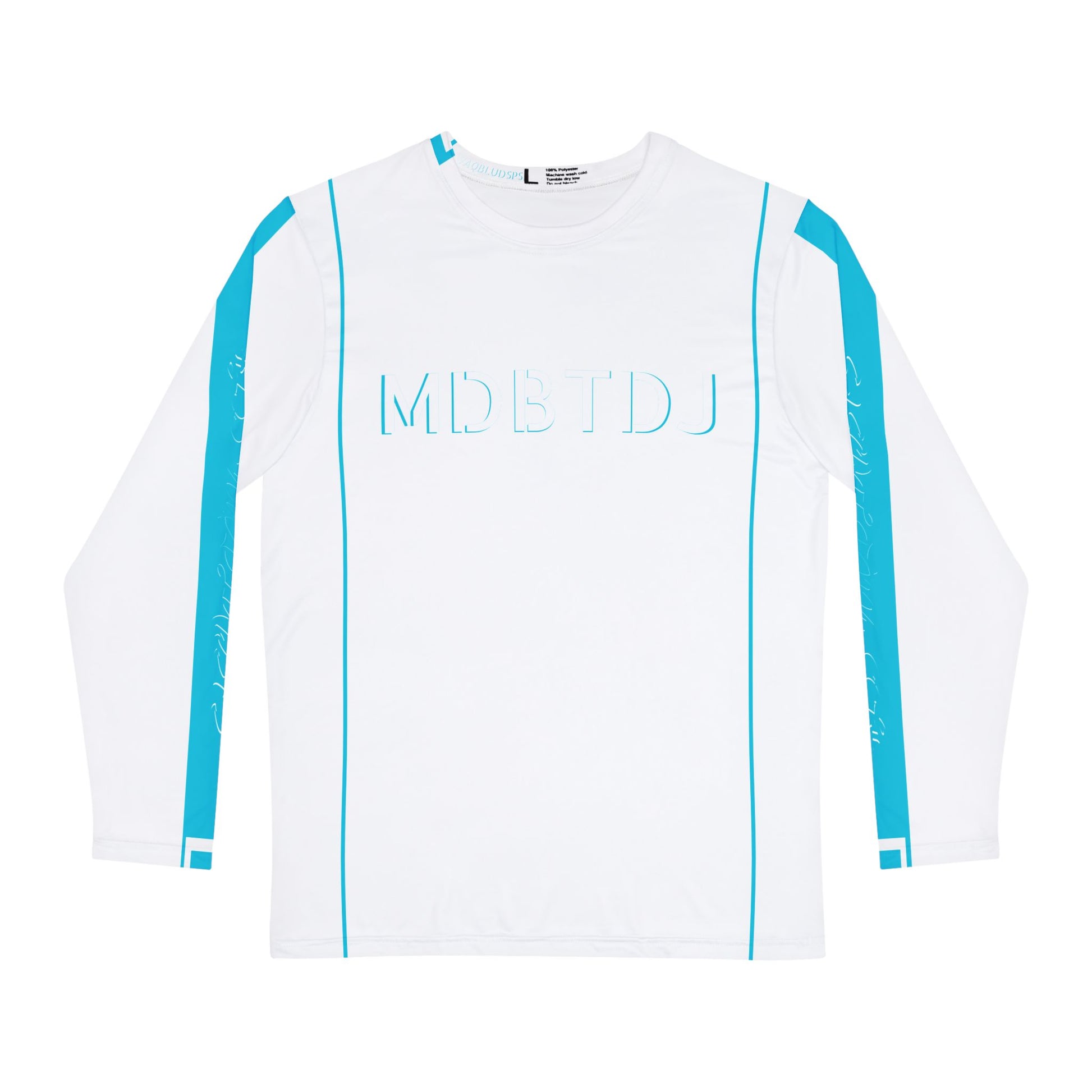 MDBTDJ#LSS-WAQBLUDSPS Premium Men's Long Sleeve Shirt, All Over Prints, Tattooed Djs Shop