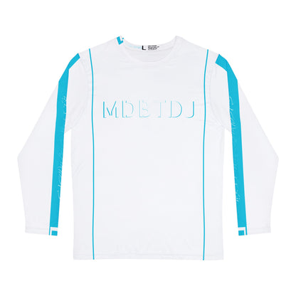 MDBTDJ#LSS-WAQBLUDSPS Premium Men's Long Sleeve Shirt, All Over Prints, Tattooed Djs Shop