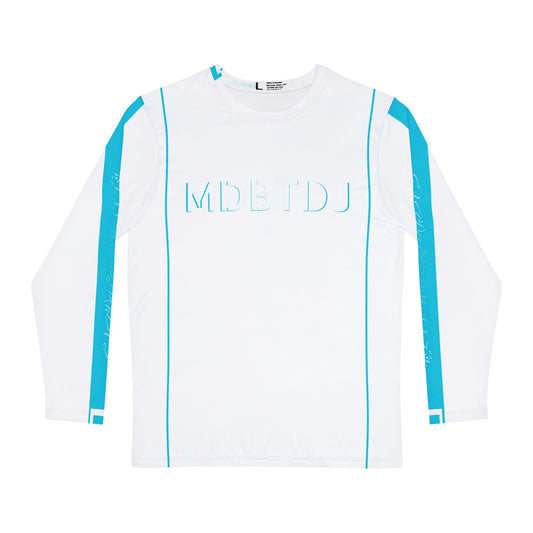 MDBTDJ#LSS-WAQBLUDSPS Premium Men's Long Sleeve Shirt, All Over Prints, Tattooed Djs Shop
