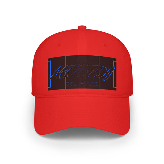 MDBTDJ#BBLUHOLOC Red - Low Profile Baseball Cap Tattooed Dj's Limited Edition, Hats, Tattooed Djs Shop