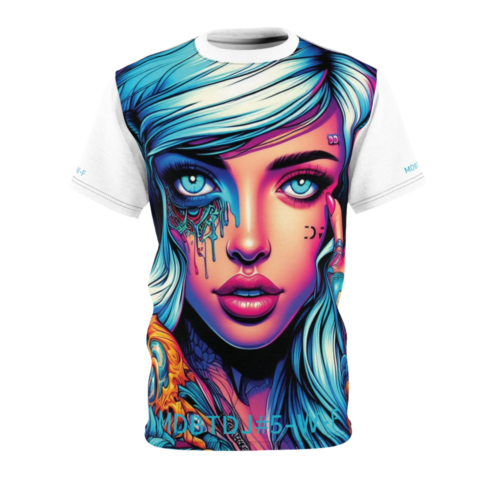 MDBTDJ#5-W-F Premium Tee Shirt - Tattooed Dj's Limited Edition - Unisex, T-Shirt, Clothing Tops, Tattooed Djs Shop