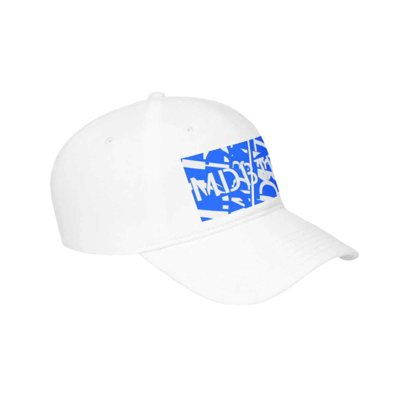 MDBTDJ#WBLUWRDC White - Low Profile Baseball Cap, Hats, Hats, Tattooed Djs Shop