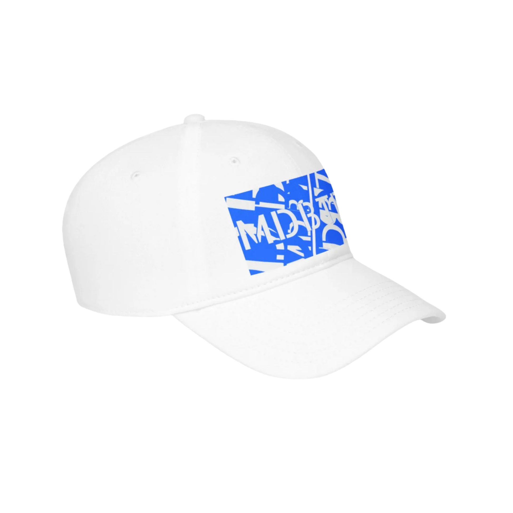 MDBTDJ#WBLUWRDC White - Low Profile Baseball Cap, Hats, Hats, Tattooed Djs Shop
