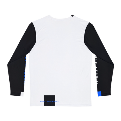 MDBTDJ#LLS-AJWBLU Premium Men's Long Sleeve Shirt, Long Sleeve Shirt, Clothing Tops, Tattooed Djs Shop