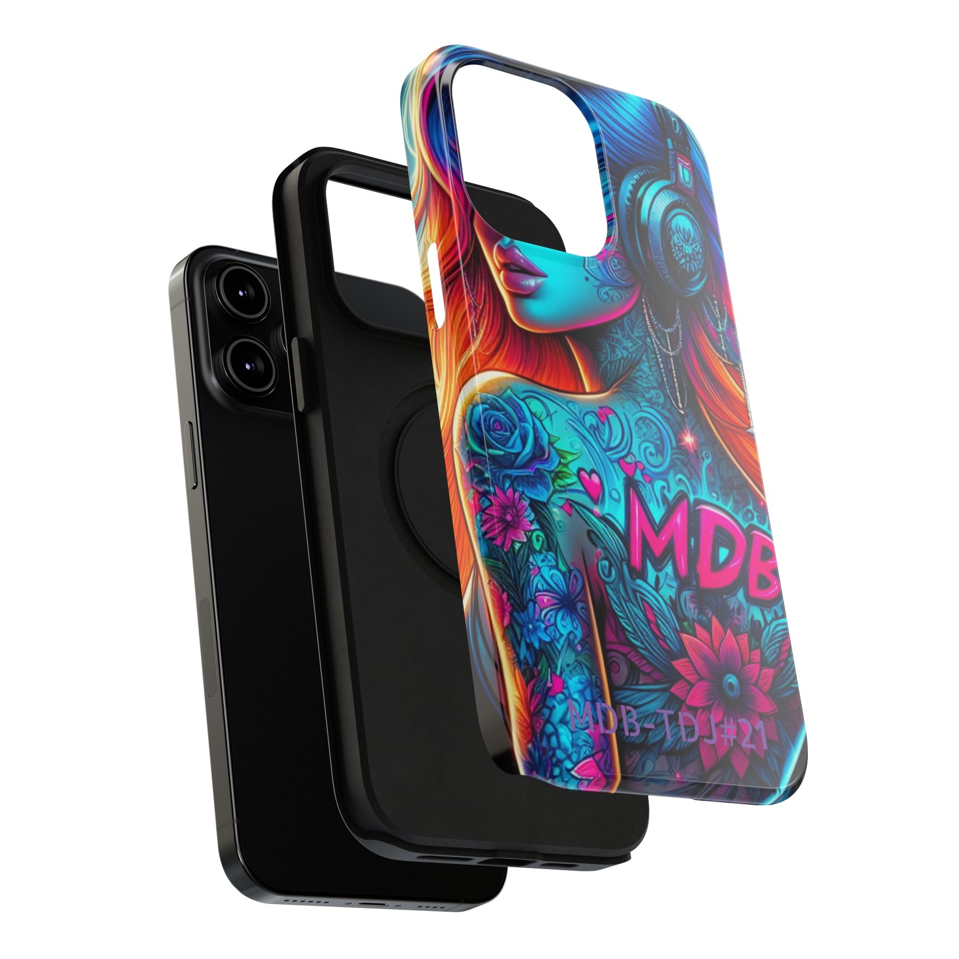 MDBTDJ#21 Impact-Resistant Phone Cases Fits most Tattooed DJ's Limited Edition, Phone Case, Tattooed Djs Shop