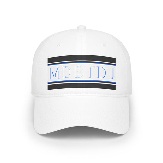 MDBTDJ#PSBWBLUHC White - Low Profile Baseball Cap, Hats, Hats, Tattooed Djs Shop