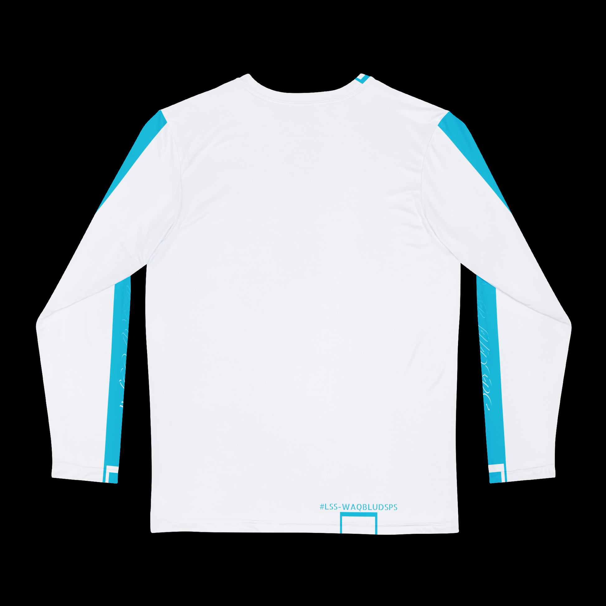 MDBTDJ#LSS-WAQBLUDSPS Premium Men's Long Sleeve Shirt, Long Sleeve Shirt, Clothing Tops, Tattooed Djs Shop