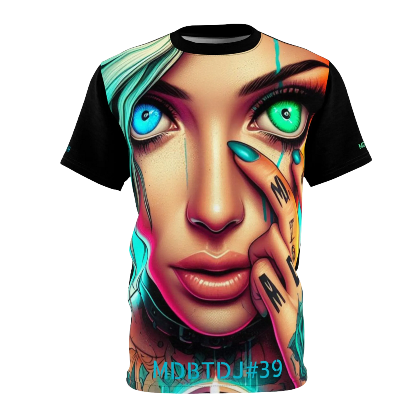 MDBTDJ#39 Premium Art Tee Shirt - Tattooed Dj's Limited Edition - Unisex, T-Shirt, Activewear Tops, Tattooed Djs Shop