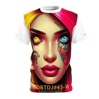 MDBTDJ#43-W Premium Art Tee Shirt - Tattooed Dj's Limited Edition - Unisex